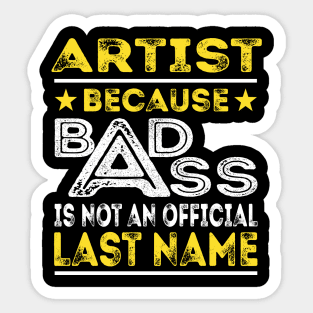 ARTIST Sticker